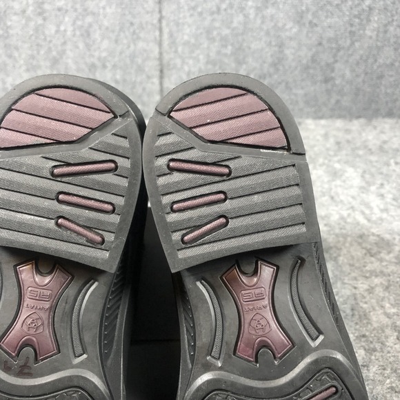 Ariat Insulated Waterproof Boots Womens 7.5 Black Leather Ankle Riding 10016383 - Picture 14 of 16